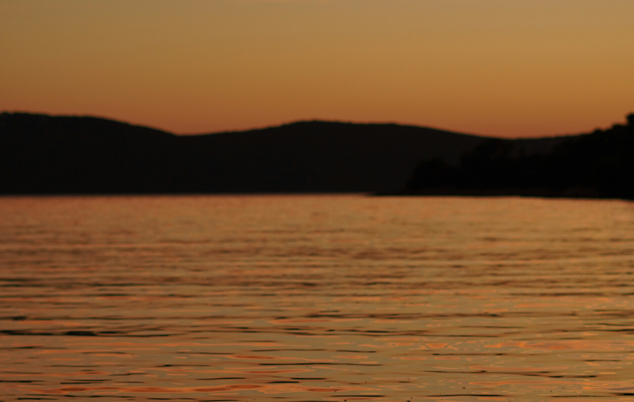 Sunset on Molat island